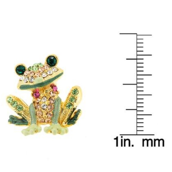 🆕‼️Swarovski Pin🍃🐸 - Picture 4 of 4